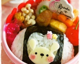 ＊キャラ弁＊　ひょっこり！うさぎちゃん♡作り方6写真