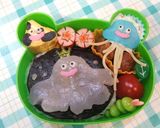 キャラ弁★ぶちスライム作り方2写真