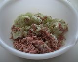 餡かけ風？ツナの豆腐ハンバーグ作り方1写真