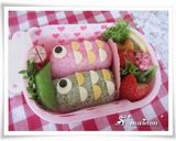 簡単＊丸型１つde鯉のぼりのキャラ弁＊作り方5写真