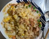 レンジ簡単中華風ビビンバ味炒飯弁当作り方12写真