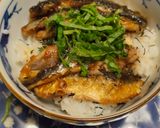鰯の蒲焼き丼作り方5写真