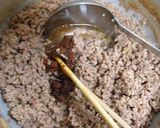 八丁味噌のそぼろ丼温玉乗せ♪作り方3写真