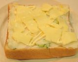 リメイク朝食♡ポテサラトースト作り方1写真