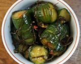 蛇腹胡瓜の醤油漬け作り方4写真
