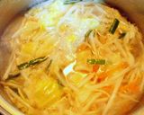 ひき肉とカット野菜で具だくさんみそ汁作り方6写真