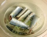 ご飯にピッタリ＜サンマとキムチの煮物＞作り方1写真