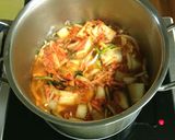 ご飯にピッタリ＜サンマとキムチの煮物＞作り方4写真
