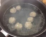 肉団子で豚汁風お味噌汁作り方2写真