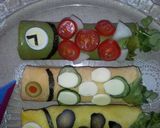 ５色の鯉のぼり✿野菜とスティックチキン✿作り方14写真