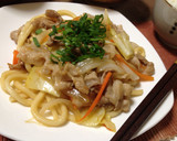 ささっと簡単♪焼きうどん〜醤油味作り方6写真