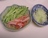 キムチ・納豆♪DE♪冷たいおそば作り方2写真