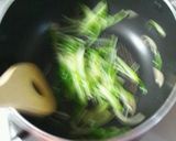 水菜トマトスパスタ作り方2写真