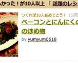 ベーコンとにんにくの芽の炒め物作り方7写真