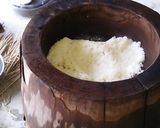 臼と杵でつく草餅作り方5写真
