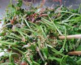 塩麹✿豆苗がモリモリ食べられる和え物✿作り方5写真