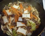 つゆだくすき焼きのつけパスタ作り方3写真