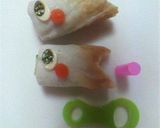 子供の日のお弁当にちくわDEこいのぼり☆作り方5写真