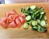 キュウリとトマトのサラダ作り方3写真