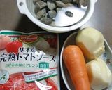 アサリと新じゃがの、トマトソース煮♡作り方1写真