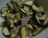 ナス＆ベーコンのトマトソースパスタ作り方3写真