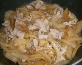 ねぎだく豚丼。作り方4写真