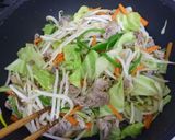 簡単❤野菜たっぷり塩焼きそば作り方5写真