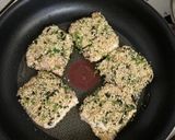 おやじ犬風！豚のチーズはさみゴマ焼き作り方9写真