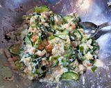 鮭のぶっかけ崩し豆腐ご飯♪作り方3写真