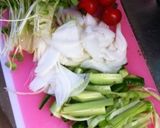 新玉と色々野菜のマリネサラダ作り方1写真