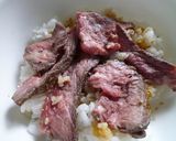 余ったローストビーフでステーキ丼作り方4写真