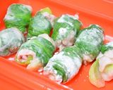 ツルンとおいしい青梗菜の豚肉ロール☆作り方3写真