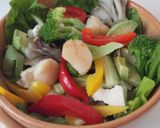 ホタテ入り☆豆腐サラダwith胡麻ドレ作り方4写真