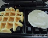 ワッフルメーカーでおもちワッフル？作り方1写真