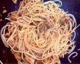 さば味噌缶と納豆の和風パスタ作り方5写真