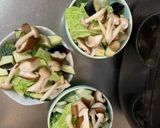 肉無チクワ味噌クリームパスタ味野菜炒め作り方10写真