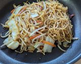 夏に◎食欲UP♡梅干ソース焼きそば作り方3写真