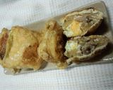 豚丼リメイク☆豚丼卵きんちゃく！お弁当に作り方3写真