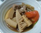筍と蕗の含め煮作り方6写真