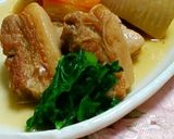 たけのこと豚バラ肉の煮込み作り方8写真