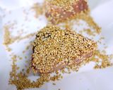 鮪や鰹でゴマの黄金焼き・にんにくポン酢作り方4写真