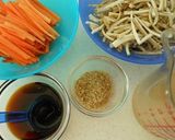 ごま風味♪きんぴらごぼう作り方1写真