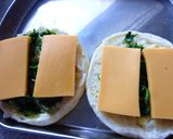 たっぷりパセリとチェダーのトースト作り方2写真
