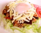 夏野菜入り塩こうじのタコライス作り方6写真