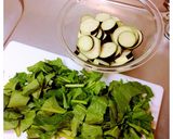 なすとほうれん草のミートスパゲッティ作り方1写真
