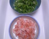 桜エビと青ネギの玉子焼き作り方2写真