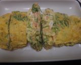桜エビと青ネギの玉子焼き作り方10写真