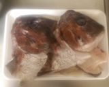 かき醤油で♪鯛のあら煮作り方1写真