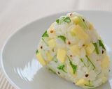 りんごと水菜のチーズおにぎり作り方8写真