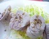 鶏ハムの親子丼作り方5写真